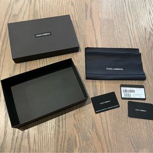 Authentic empty D&G Wallet box